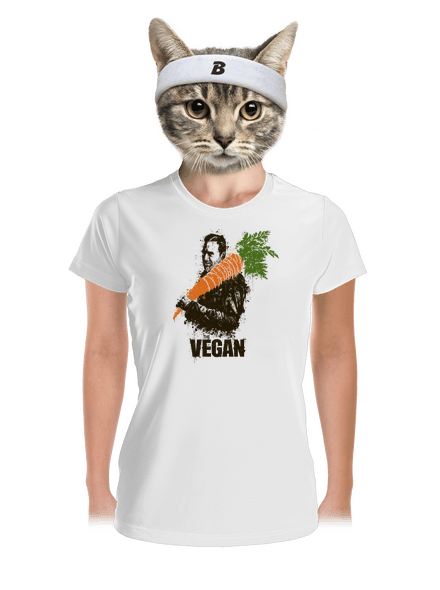 Vegán női sportpóló White