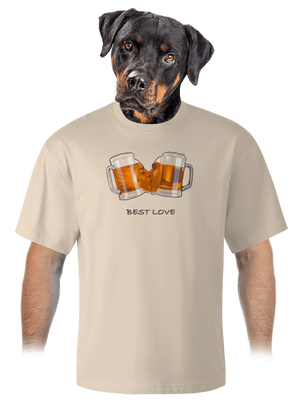 unisex túlméretezett póló
