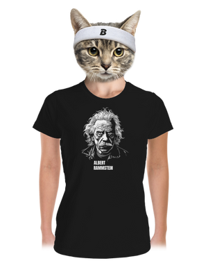 Albert Rammstein női sportpóló Black