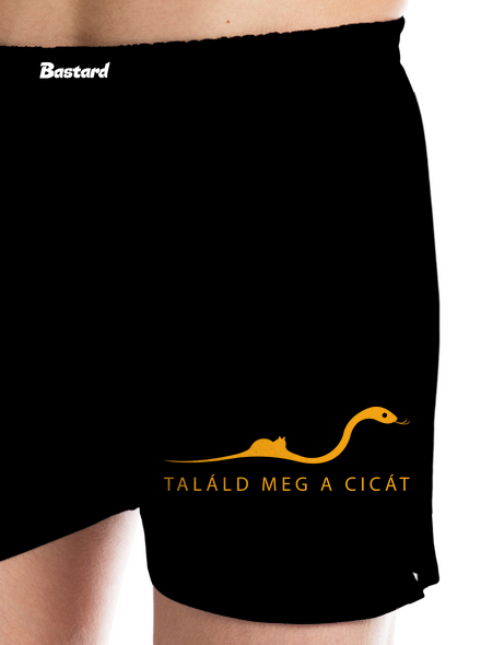 Találd meg a cicát férfi alsó nadrág Black