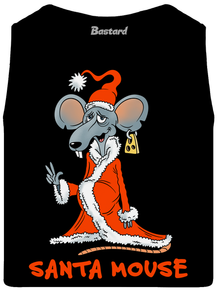 Santa mouse férfi trikó Black