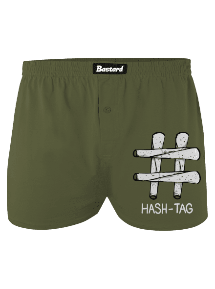 Hash tag férfi alsó nadrág Khaki