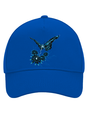 Fake nature baseballsapka Bright Royal