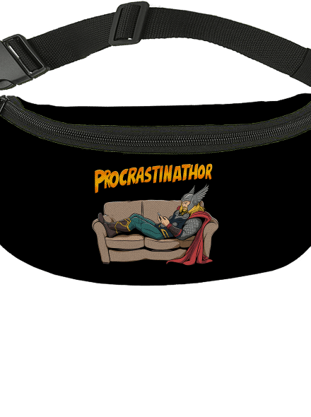 Procrastinathor övtáska Black