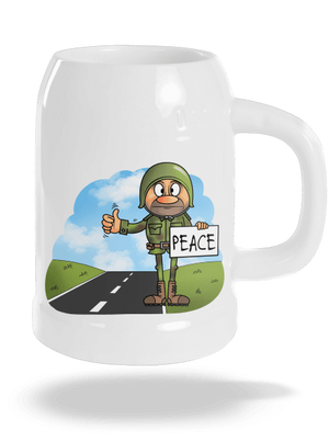 Peace söröskorsó White