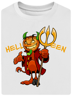 Helloween unisex túlméretezett póló White
