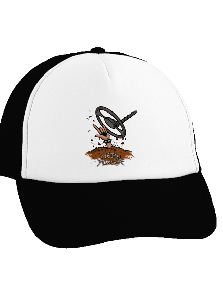 Metal detector teherautós sapka Black cap