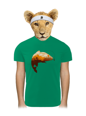 Halfogás gyerek sport póló Kelly Green Mal