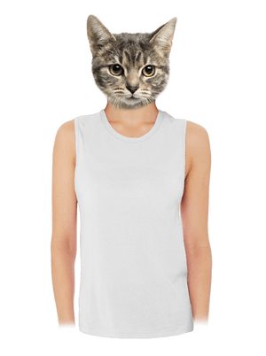 Nyomtatás nélkül női bővített trikó White