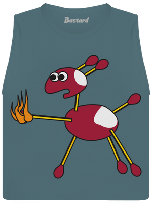  női bővített trikó Heather Deep Teal