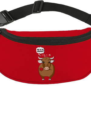 Tehén és bika övtáska Red