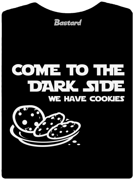 Come to the dark side prémium női póló Black