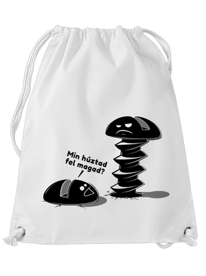 Felhúzva hátizsák White