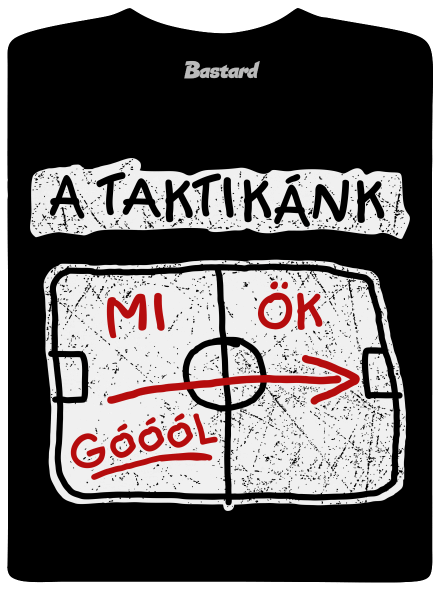 A taktikánk férfi hosszú ujjú póló Black