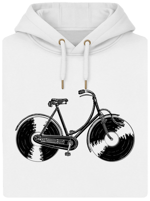 Forgótányér kerék unisex prémium pulóver Snowwhite