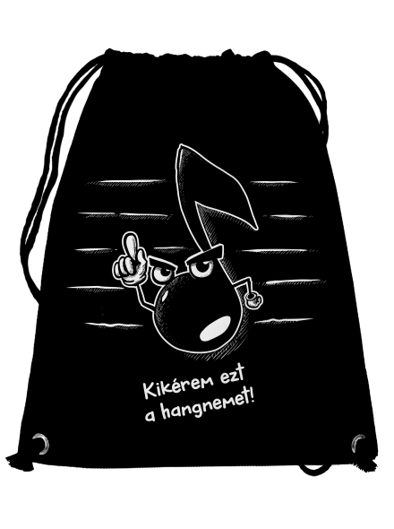 Hangnem hátizsák Black