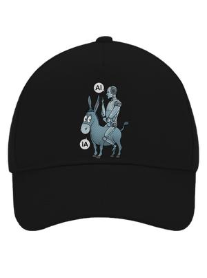 Szamár és AI baseballsapka Black