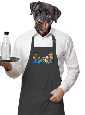 Real Minecraft kötény Dark Grey