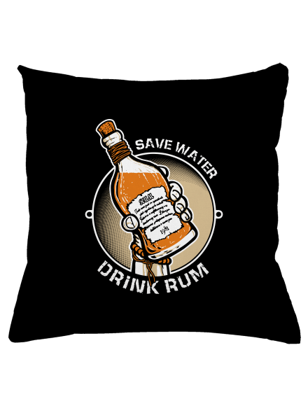 Save water párna Black