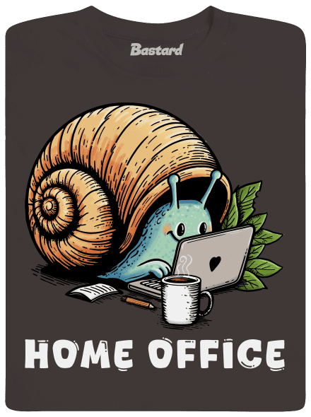 Sneka home office férfi hosszú ujjú póló Bear Brown