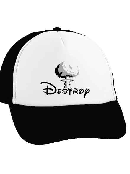 Destroy teherautós sapka Black cap