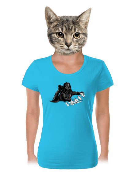 Trooper klónozás női póló Blue Atol