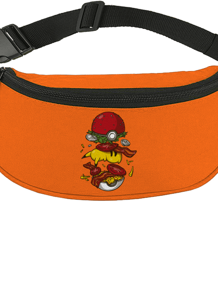 Pokémon burger övtáska Orange
