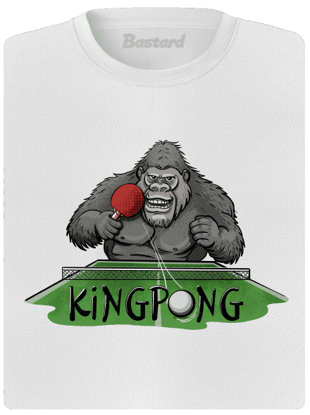 King pong női sportpóló White