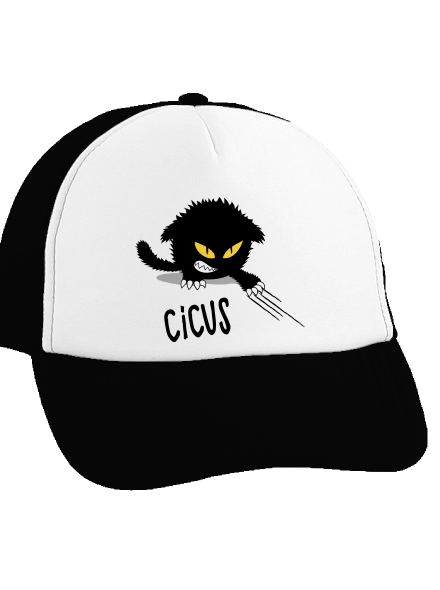 Cicus teherautós sapka Black cap