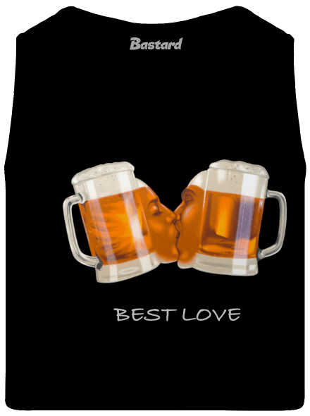 Best love férfi trikó Black