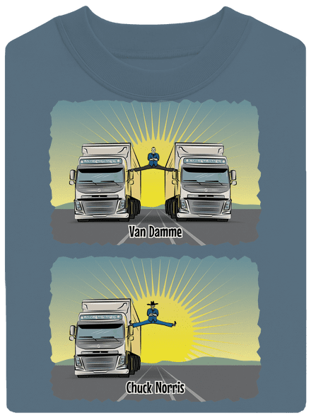 Chuck & Truck unisex crewneck Nordic Blue