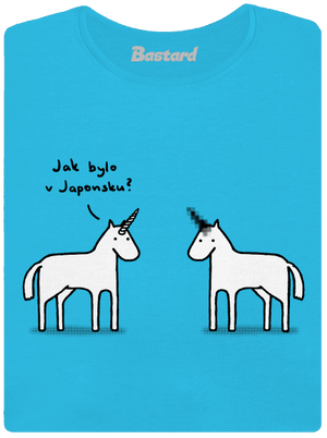 Pornókürt női póló Blue Atol