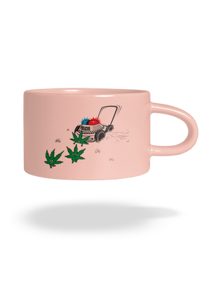 Ganja bust macaron bögre Pink Macaron