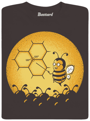 Méhegyetem férfi hosszú ujjú póló Bear Brown