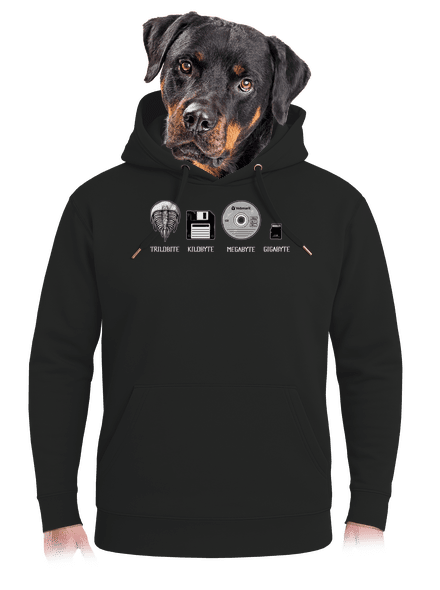 Trilobite unisex prémium pulóver Dark Black