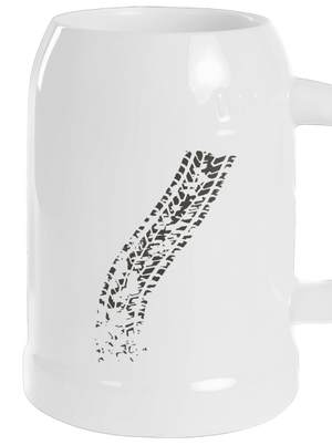 Átgázol söröskorsó White