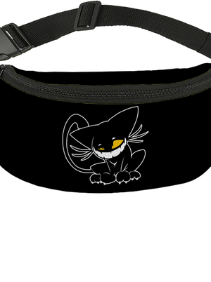 Evil cat övtáska Black