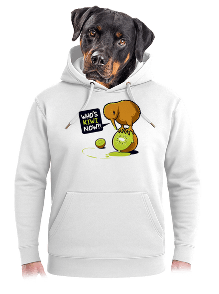 Kivi unisex prémium pulóver Snowwhite