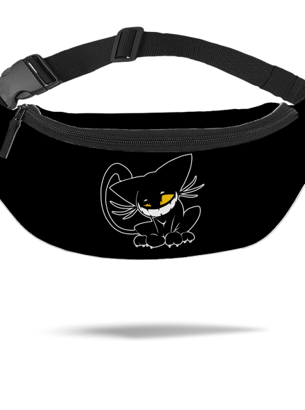 Evil cat övtáska Black