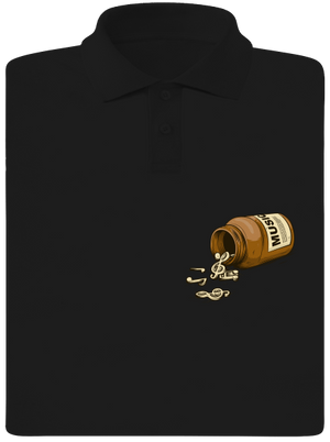 Music Pills férfi pólóingek Black