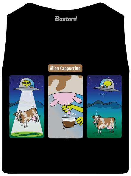 Alien Cappuccino férfi trikó Black