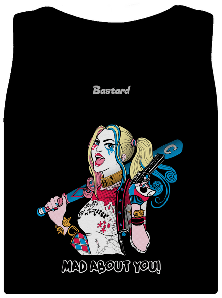 Joker és Harley klasszikus női trikó Black