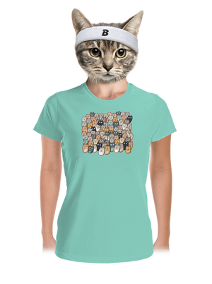 Találd meg az ördögöt női sportpóló Mint Mal