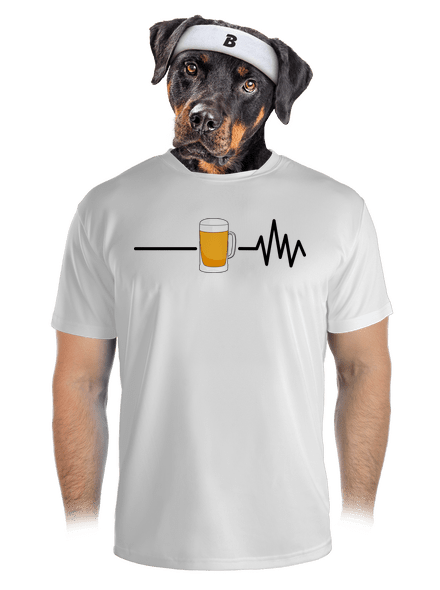 Beer help férfi sportpóló White