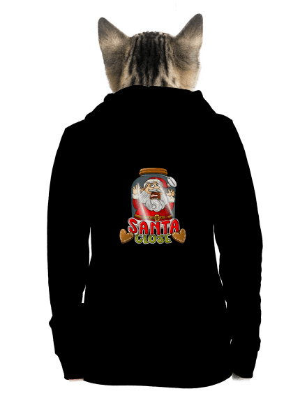 Santa Close cipzáras női pulóver Black