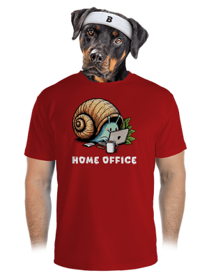 Sneka home office férfi sportpóló Red Mal