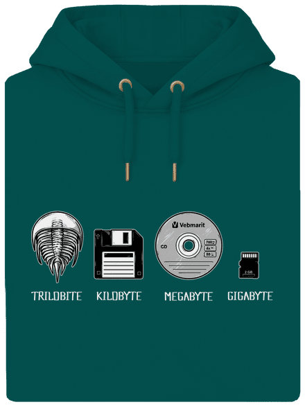 Trilobite unisex prémium pulóver Emerald Green