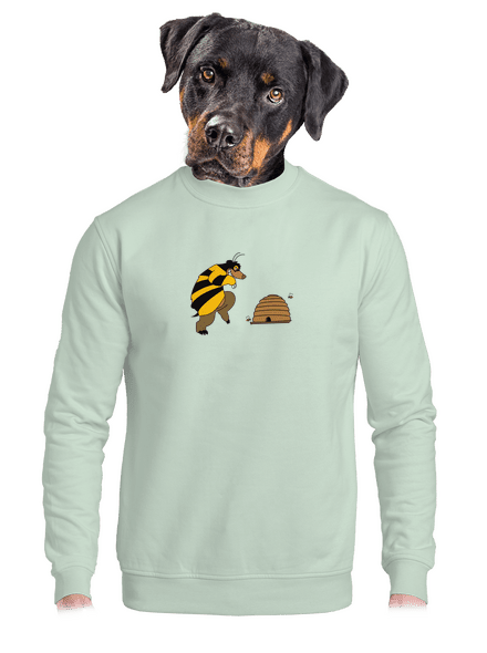 Méh uraság unisex crewneck Blush Mint
