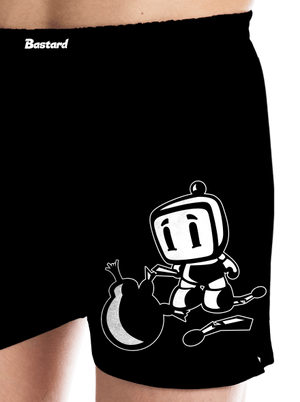 Bomberman férfi alsó nadrág Black