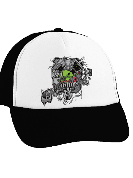 Programozó teherautós sapka Black cap